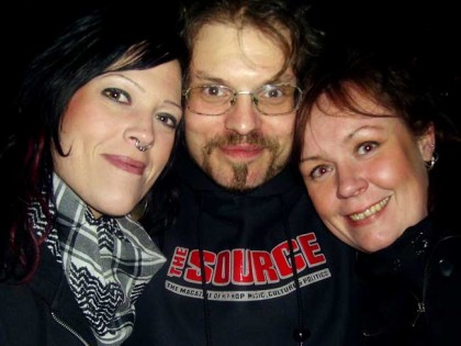 Veronica, jag och Tina